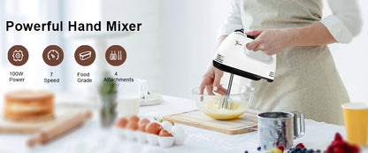 Electric Professional Handheld Blender Mixer Egg Beater Automatic Cream Blender Dough Cake Baking Pastry