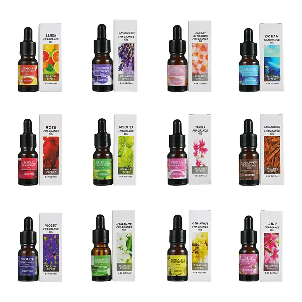 10ML Aromatherapy Natural Fragrance Water Soluble and Persistent Fragrance Vegetable Oil Body Essential Oil Treatment Grade