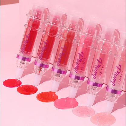 6 Colors Lip Plumping Gloss Reduce Fine Lines Long Lasting Moisturizer Repair Jelly Lipstick Sexy 5ml Lip Balm Makeup Lip Care