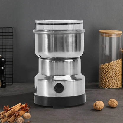 Electric Coffee Grinder Kitchen Cereals Nuts Spices Beans Flour Spice Grains Grinder Machine Portable Coffee Beans Chopper