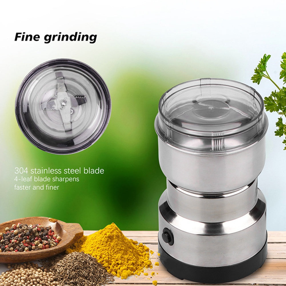 Electric Coffee Grinder Kitchen Cereals Nuts Spices Beans Flour Spice Grains Grinder Machine Portable Coffee Beans Chopper