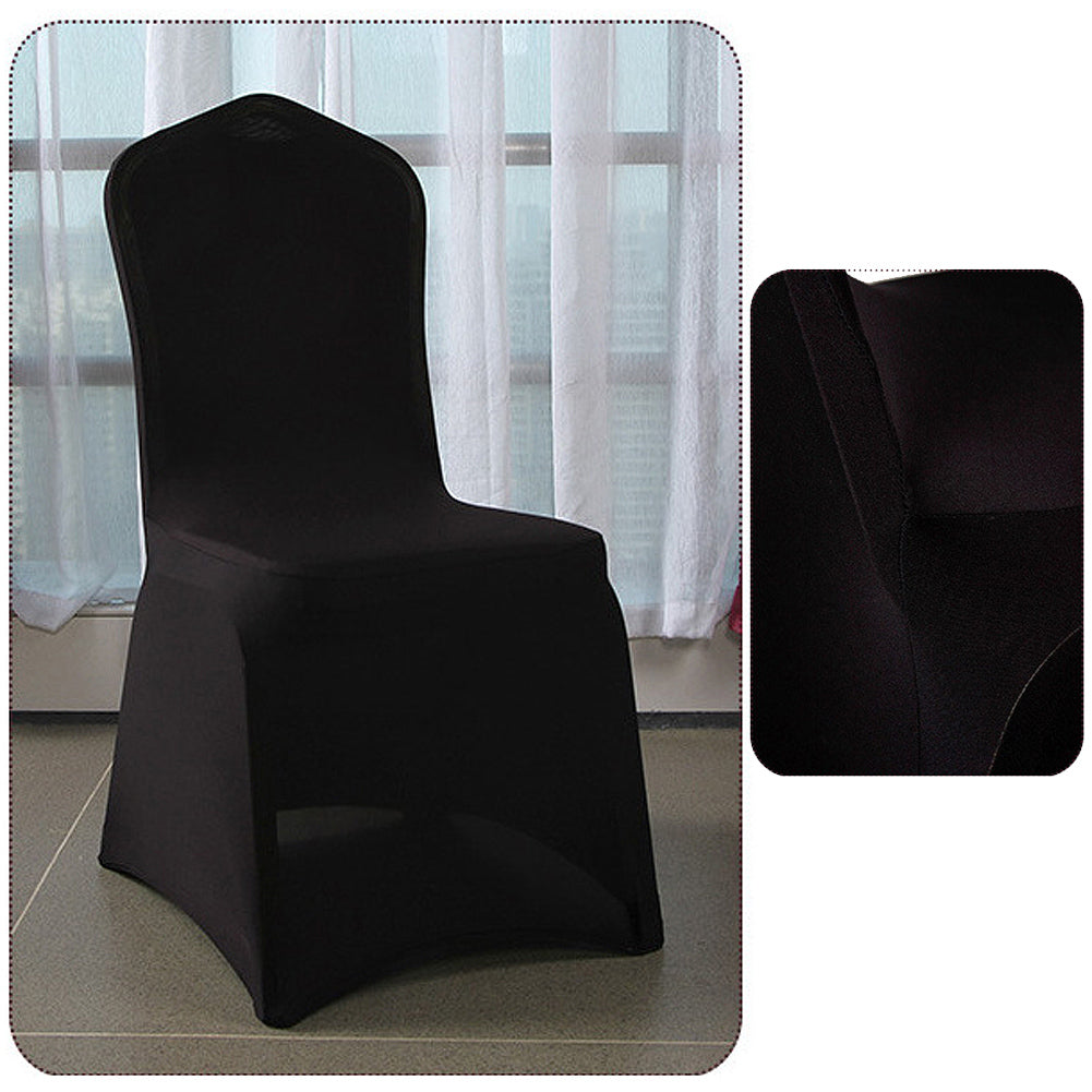 12 Colors Thicken Spandex Stretch Chair Covers Wedding Party Banquet Decoration Universal Chair Covers