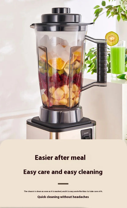 3 in 1 Professional Blender for Shakes Smoothies Stainless Steel High Speed Kitchen Ice Blender Frozen Drinks Maker