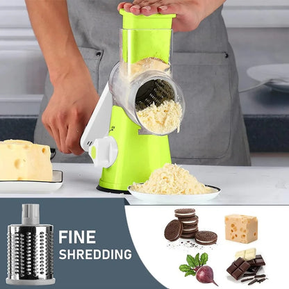 Manual Rotary Grater For Cheese And Vegetable Potato Slicer Mandoline Chopper Stainless Steel Cutter Kitchen Accessorie Tools