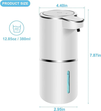 Xiaomi Automatic Soap Dispenser Touchless Foaming Soap Dispenser 380ml USB Rechargeable Electric 4 Level Adjustable For Home