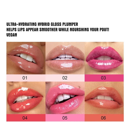 6 Colors Lip Plumping Gloss Reduce Fine Lines Long Lasting Moisturizer Repair Jelly Lipstick Sexy 5ml Lip Balm Makeup Lip Care