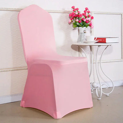 12 Colors Thicken Spandex Stretch Chair Covers Wedding Party Banquet Decoration Universal Chair Covers