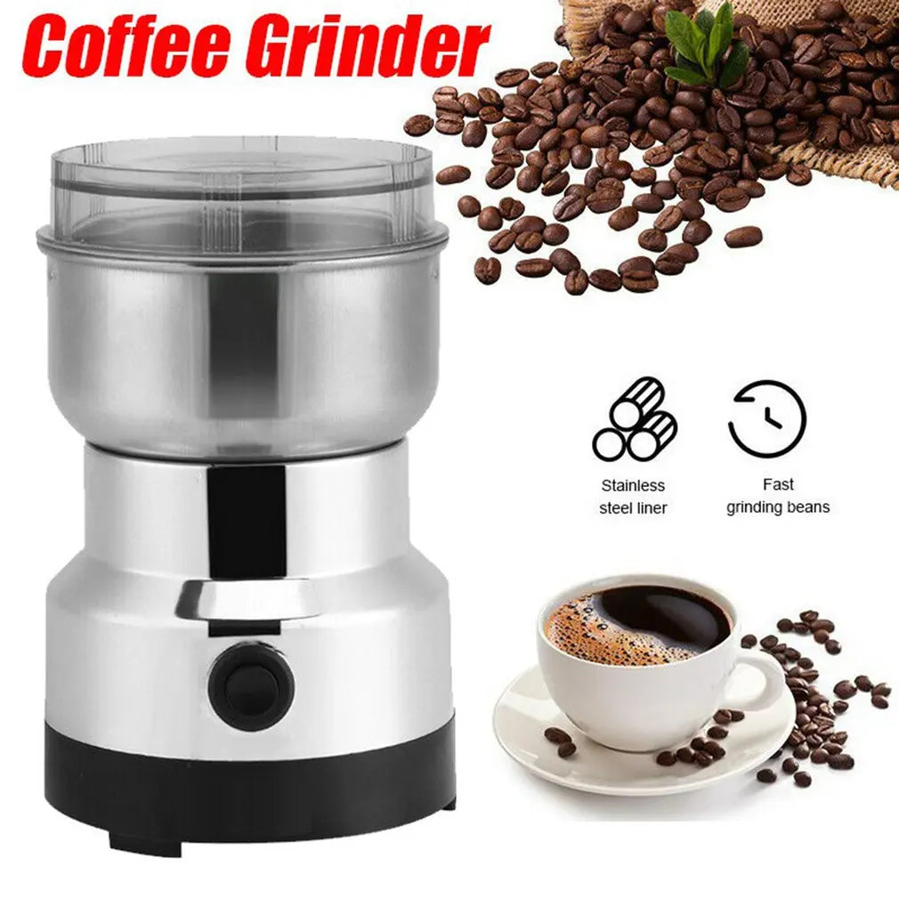 Electric Coffee Grinder Kitchen Cereals Nuts Spices Beans Flour Spice Grains Grinder Machine Portable Coffee Beans Chopper